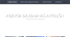 Desktop Screenshot of agenciadeaduanasantillon.com.gt